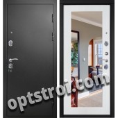 Входная металлическая дверь с зеркалом модель - ДЗ-007